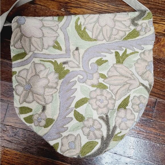 Vintage 80s 90s Marco Avane Pastel Hand Knit Fairycore Shoulder Bag - Picture 4 of 16